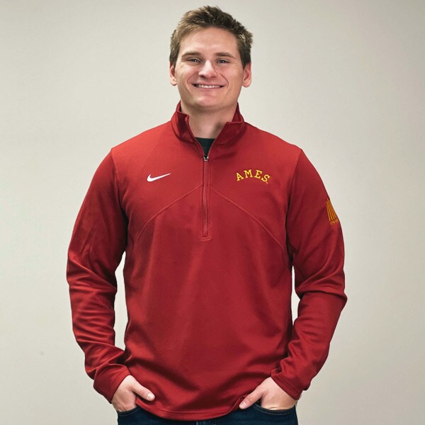 Nike® Vintage 5-Bar Ames Cardinal 1/4-Zip (Commemorative Collection)